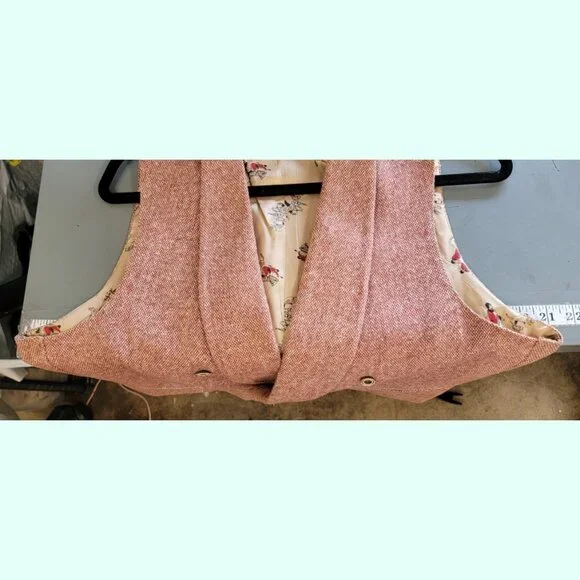 FABULOUS 3-PIECE VINTAGE TWEED SUIT 1970'S ERA - Picture 10 of 11